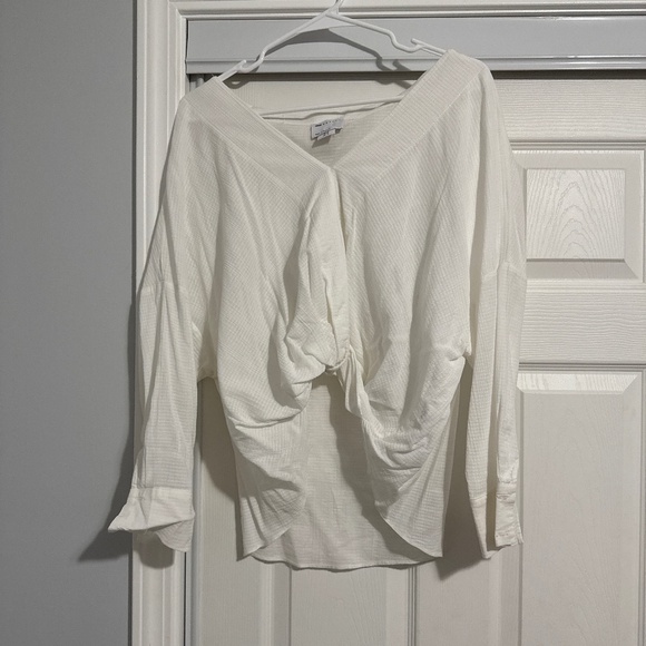 White Blouse with Knot Detailing - Picture 1 of 1